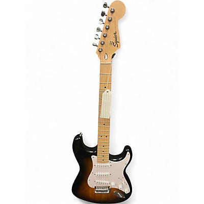 Used Squier Affinity Stratocaster 2 Color Sunburst Solid Body Electric Guitar