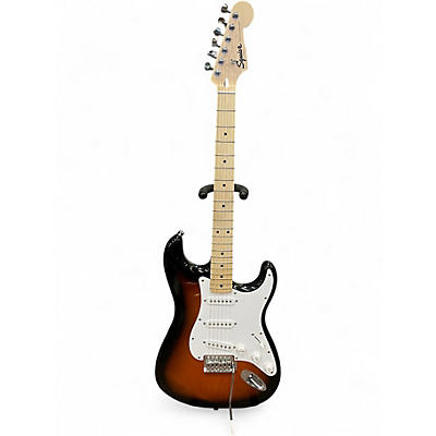 Used Squier Affinity Stratocaster 2 Color Sunburst Solid Body Electric Guitar
