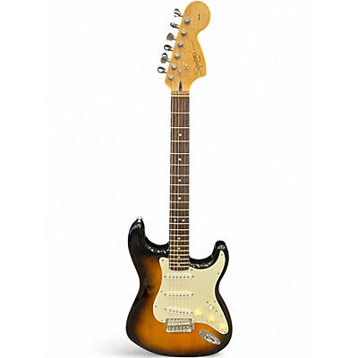 Used Squier Affinity Stratocaster 2 Color Sunburst Solid Body Electric Guitar