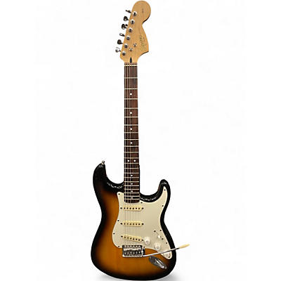 Used Squier Affinity Stratocaster 2 Color Sunburst Solid Body Electric Guitar