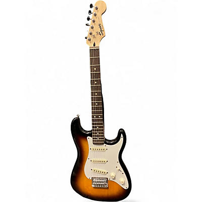 Used Squier Affinity Stratocaster 2 Color Sunburst Solid Body Electric Guitar