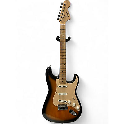 Used Squier Affinity Stratocaster 2 Color Sunburst Solid Body Electric Guitar