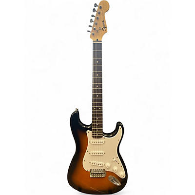 Used Squier Affinity Stratocaster 2 Color Sunburst Solid Body Electric Guitar