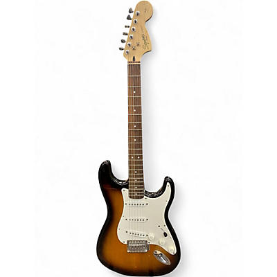Used Squier Affinity Stratocaster 2 Tone Sunburst Solid Body Electric Guitar