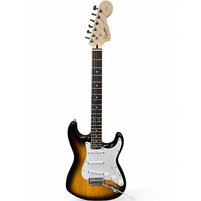 Used Squier Affinity Stratocaster 2 Tone Sunburst Solid Body Electric Guitar