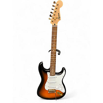 Used Squier Affinity Stratocaster 2 Tone Sunburst Solid Body Electric Guitar