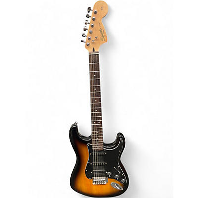 Used Squier Affinity Stratocaster 2 Tone Sunburst Solid Body Electric Guitar