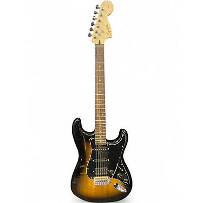 Used Squier Affinity Stratocaster 2 Tone Sunburst Solid Body Electric Guitar