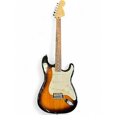 Used Squier Affinity Stratocaster 2 Tone Sunburst Solid Body Electric Guitar