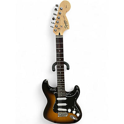 Used Squier Affinity Stratocaster 2 Tone Sunburst Solid Body Electric Guitar