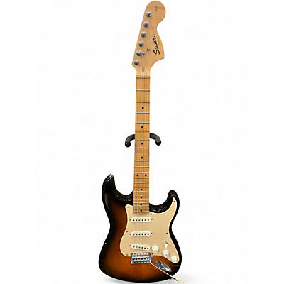 Used Squier Affinity Stratocaster 3 Color Sunburst Solid Body Electric Guitar