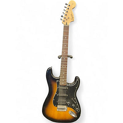 Used Squier Affinity Stratocaster 3 Color Sunburst Solid Body Electric Guitar