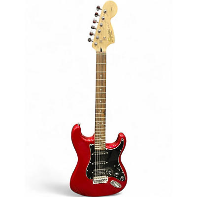 Used Squier Affinity Stratocaster Amber Solid Body Electric Guitar