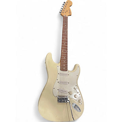 Used Squier Affinity Stratocaster Antique White Solid Body Electric Guitar