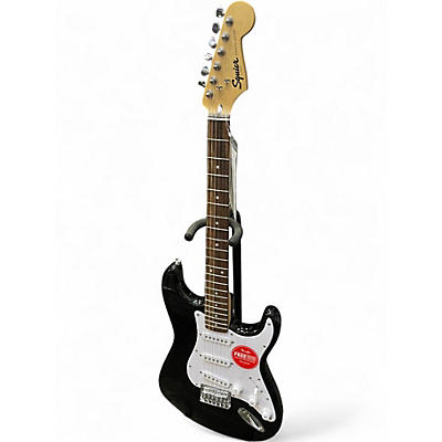 Used Squier Affinity Stratocaster BLACK Solid Body Electric Guitar