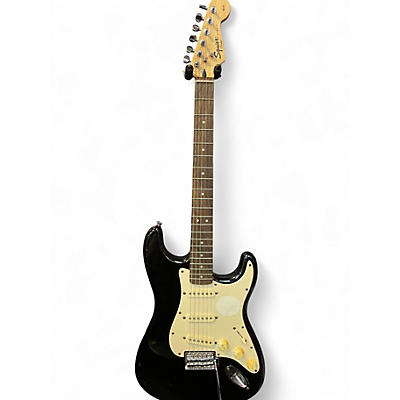 Used Squier Affinity Stratocaster Black Solid Body Electric Guitar
