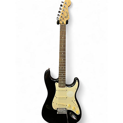 Used Squier Affinity Stratocaster Black Solid Body Electric Guitar Black