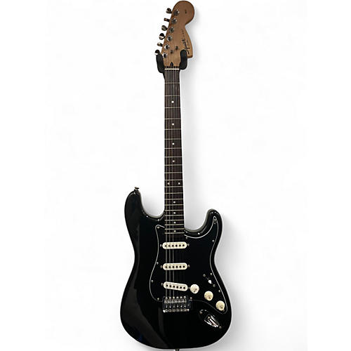 Used Squier Affinity Stratocaster Black Solid Body Electric Guitar Black