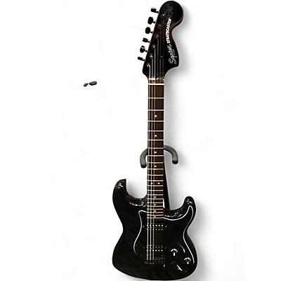 Used Squier Affinity Stratocaster Black Solid Body Electric Guitar