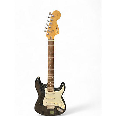 Used Squier Affinity Stratocaster Black Solid Body Electric Guitar
