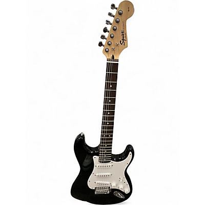 Used Squier Affinity Stratocaster Black Solid Body Electric Guitar
