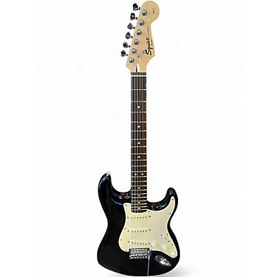 Used Squier Affinity Stratocaster Black Solid Body Electric Guitar