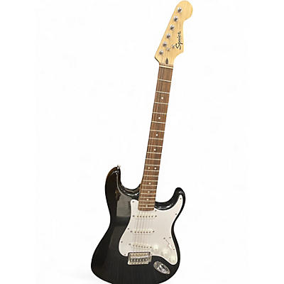 Used Squier Affinity Stratocaster Black Solid Body Electric Guitar