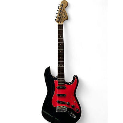Used Squier Affinity Stratocaster Black Solid Body Electric Guitar