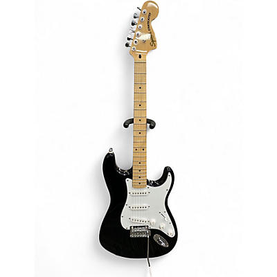 Used Squier Affinity Stratocaster Black Solid Body Electric Guitar