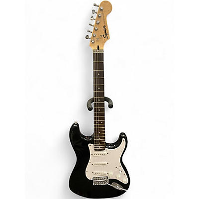 Used Squier Affinity Stratocaster Black Solid Body Electric Guitar