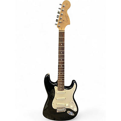 Used Squier Affinity Stratocaster Black Solid Body Electric Guitar