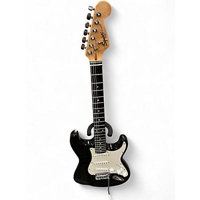 Used Squier Affinity Stratocaster Black Solid Body Electric Guitar