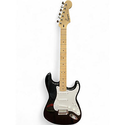 Used Squier Affinity Stratocaster Black Solid Body Electric Guitar