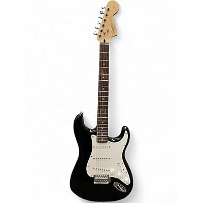 Used Squier Affinity Stratocaster Black Solid Body Electric Guitar