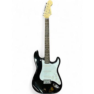 Used Squier Affinity Stratocaster Black Solid Body Electric Guitar