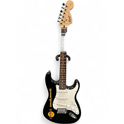 Used Squier Affinity Stratocaster Black Solid Body Electric Guitar