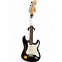 Used Squier Affinity Stratocaster Black Solid Body Electric Guitar Black