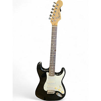 Used Squier Affinity Stratocaster Black Solid Body Electric Guitar