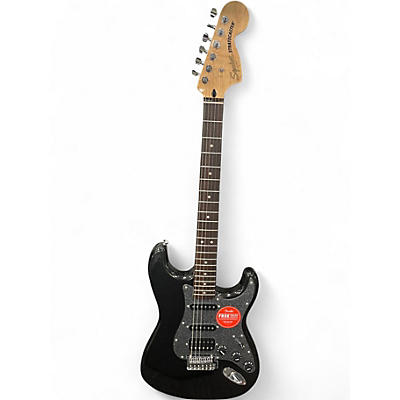 Used Squier Affinity Stratocaster Black Solid Body Electric Guitar