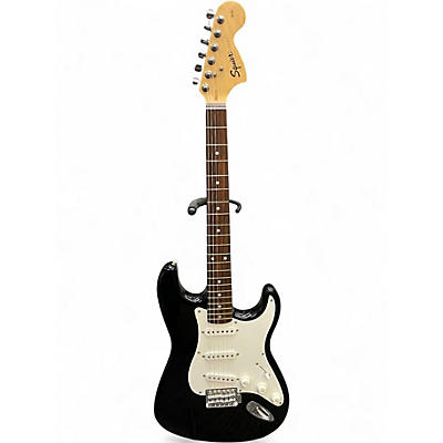 Used Squier Affinity Stratocaster Black Solid Body Electric Guitar