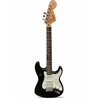 Used Squier Affinity Stratocaster Black Solid Body Electric Guitar
