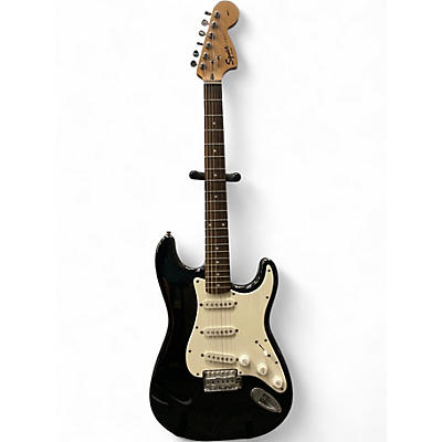 Used Squier Affinity Stratocaster Black Solid Body Electric Guitar