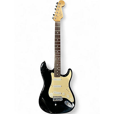 Used Squier Affinity Stratocaster Black Solid Body Electric Guitar