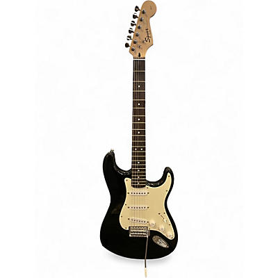 Used Squier Affinity Stratocaster Black Solid Body Electric Guitar