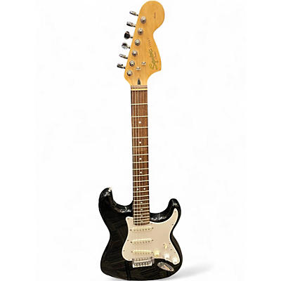 Used Squier Affinity Stratocaster Black Solid Body Electric Guitar