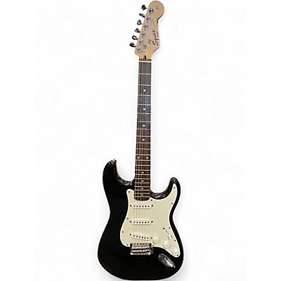 Used Squier Affinity Stratocaster Black Solid Body Electric Guitar
