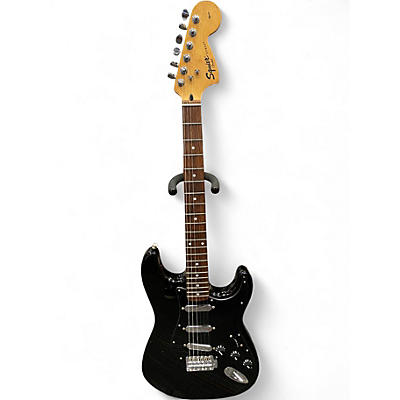 Used Squier Affinity Stratocaster Black Solid Body Electric Guitar