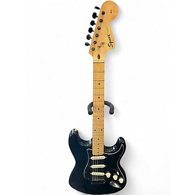 Used Squier Affinity Stratocaster Black Solid Body Electric Guitar