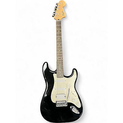 Used Squier Affinity Stratocaster Black Solid Body Electric Guitar