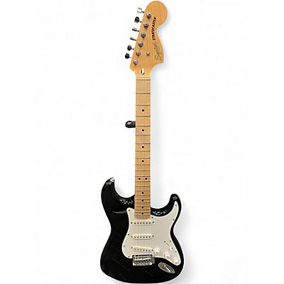 Used Squier Affinity Stratocaster Black Solid Body Electric Guitar